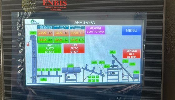 KEDİ KÖPEK YEMİ MAKİNASI OTOMASYON KONTROL SİSTEMİ